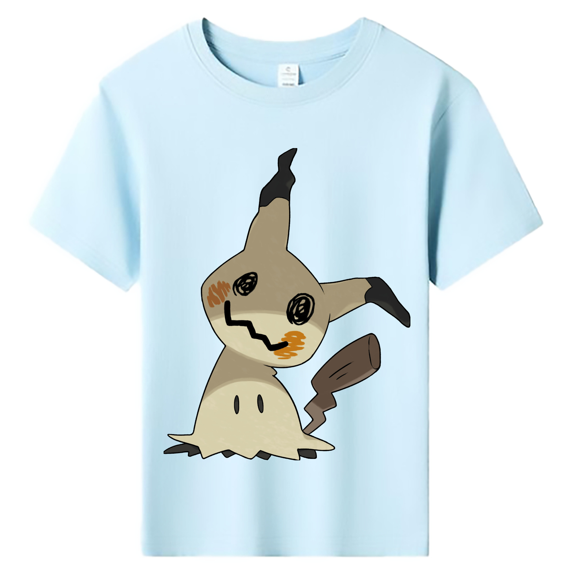 （画像用） ポケットモンスター Pokémon 綿100％キッズTシャツ（フロントプリント）